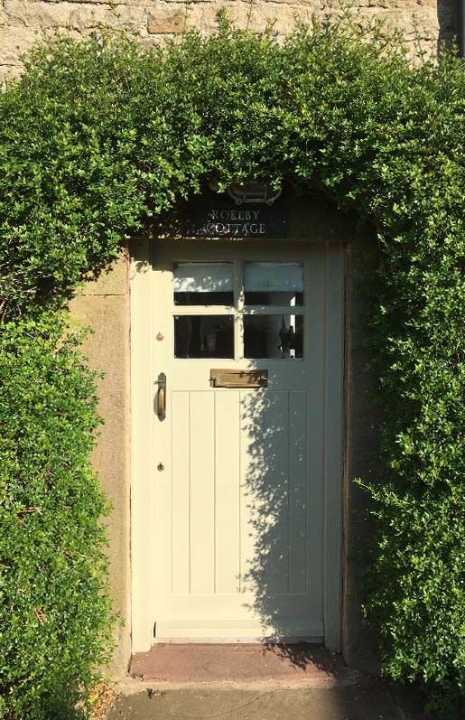 Rokeby Cottage front door